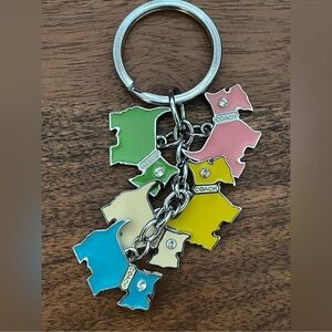 COACH Colorful Enameled Scottie Dogs wl
Crystal Eyes Bag Charm